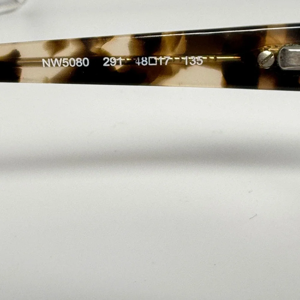 Nine West NW5080 291‎ Tortoise Gold Cat Eye Eyeglasses Frames 48-17-135 22128